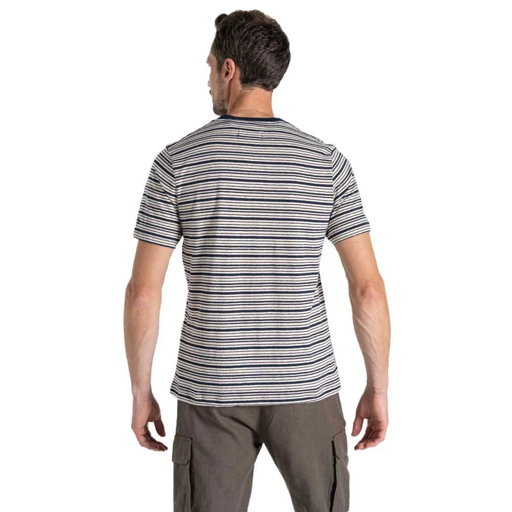 Craghoppers Mollugo Kortarmet T-skjorte, Blue navy stripe