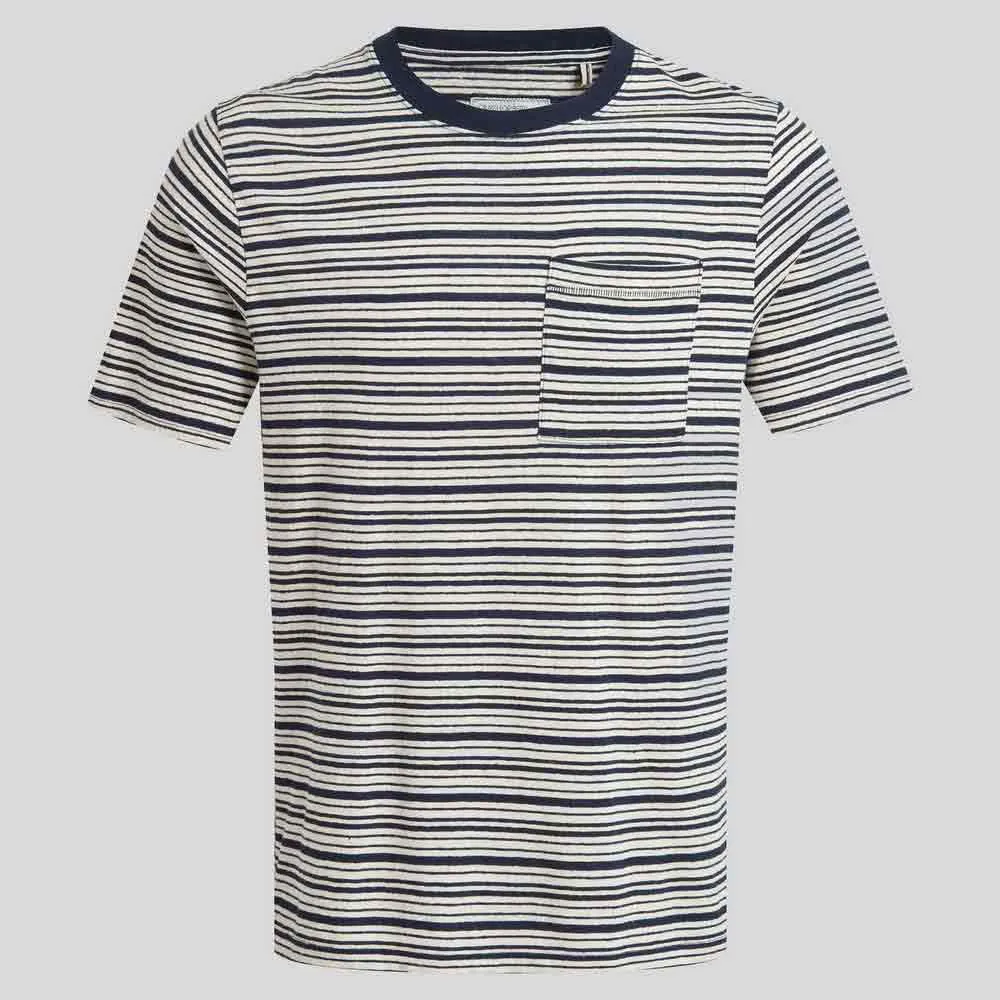 Craghoppers Mollugo Kortarmet T-skjorte, Blue navy stripe
