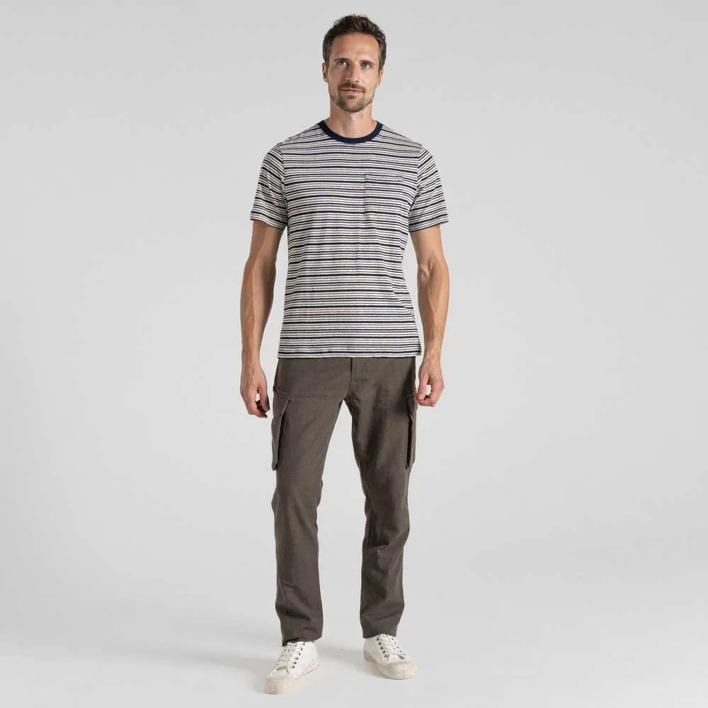 Craghoppers Mollugo Kortarmet T-skjorte, Blue navy stripe