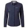 Craghoppers Nosilife Bardo Skjorte Med Lange Ermer, Blue navy