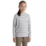 Craghoppers Nosilife Cruz Langarmet T-skjorte Refurbished, Blue navy stripe, 9-10Y