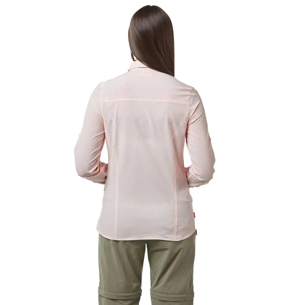 Craghoppers Nosilife Pro Iii Skjorte Med Lange Ermer, Seashell pink