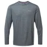 Craghoppers Nosilife Talen Langarmet T-skjorte, Black pepper marl