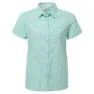 Craghoppers Nosilife Tillia Kortarmet Skjorte, Poolside green print