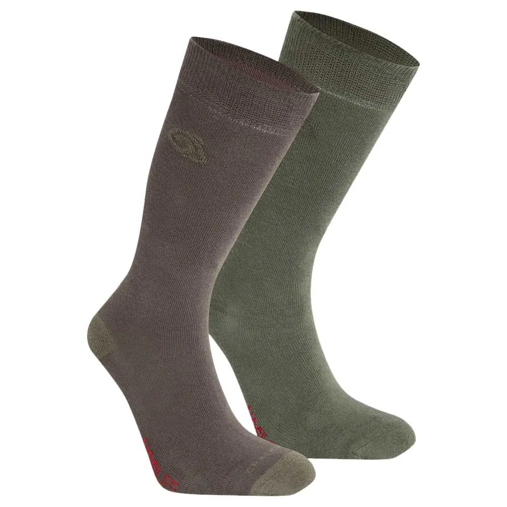 Craghoppers Nosilife Twin Pack Half Lange Sokker