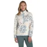 Craghoppers Rosemary Fleecejakke Med Halv Glidelås, Sky print