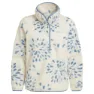 Craghoppers Rosemary Fleecejakke Med Halv Glidelås, Sky print