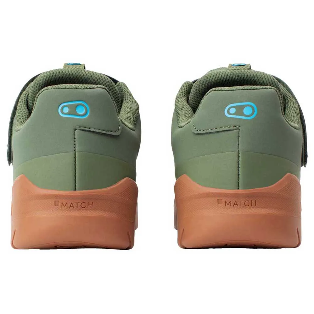 Crankbrothers Mallet E Gum Outsole Mtb-sko, Green / blue