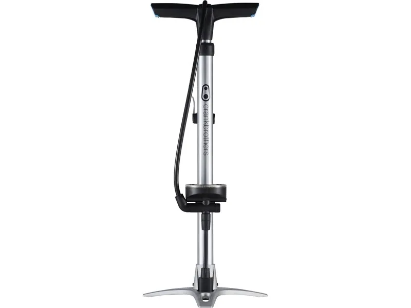 Crankbrothers Sterling Gulvpumpe, Sølv
