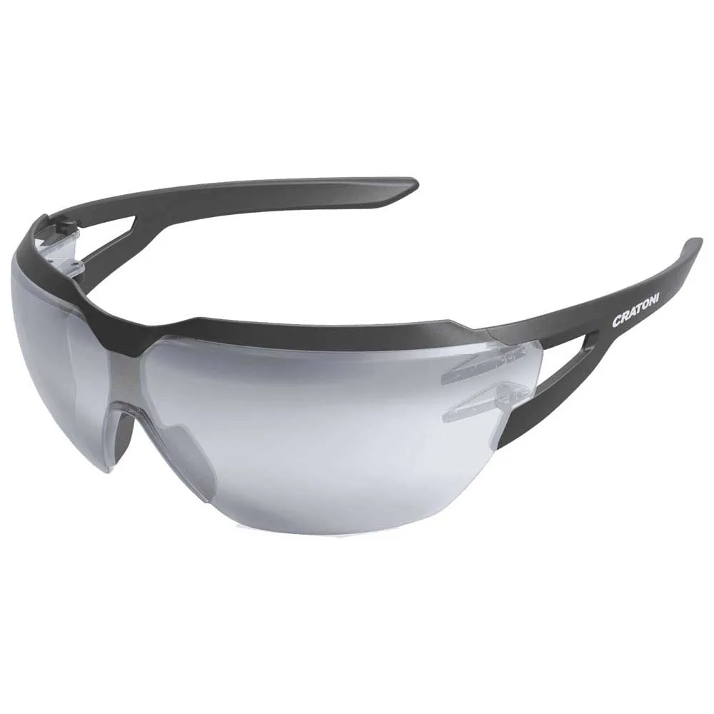 CRATONI C-active Foto Kromatiske Solbriller, Black rubber, Light Grey Mirror/CAT1-3