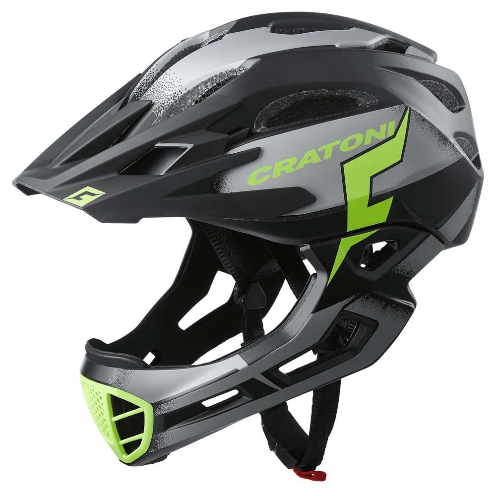 CRATONI C-maniac Pro Nedoverbakke Hjelm, Black / green lime matt CRATONI C-maniac Pro Nedoverbakke Hjelm, Black / green lime matt