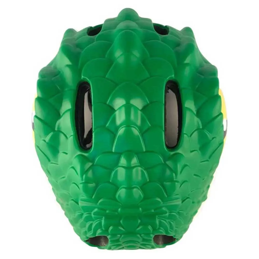 Crazy Safety Crocodile Juniorhjelm, Green