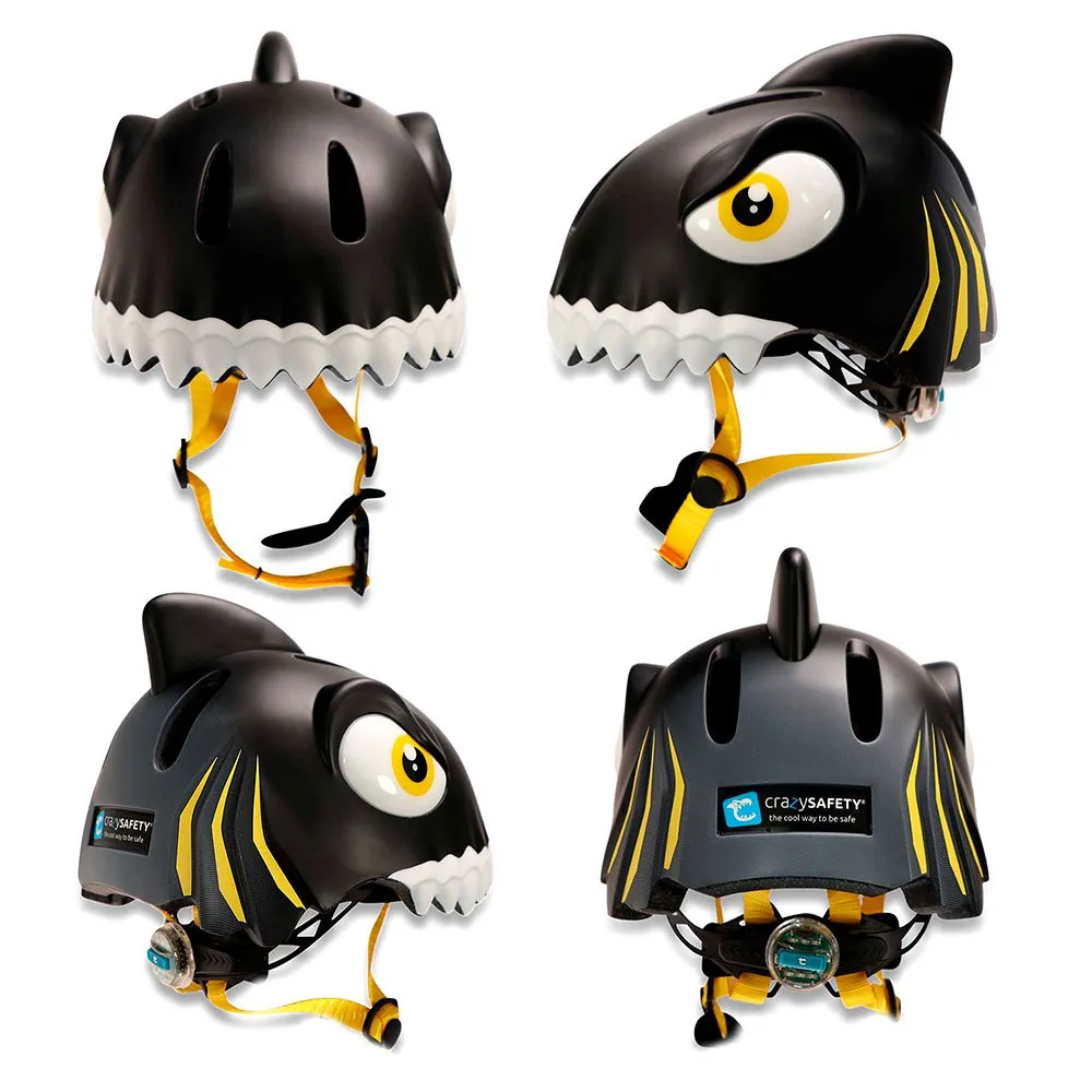 Crazy Safety Juniorhjelm, Black