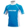 Cressi Tribal Uv-beskyttende T-skjorte Med Korte Ermer, Blue / white, 6-7Y