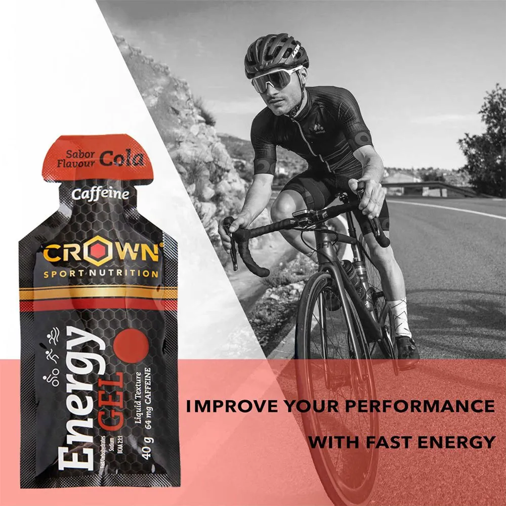 Crown Sport Nutrition Boks Med Energigeler 40g 12 Enheter Crown Sport Nutrition Boks Med Energigeler 40g 12 Enheter