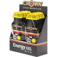 Crown Sport Nutrition Boks Med Energigeler Sitron 40g 12 Enheter