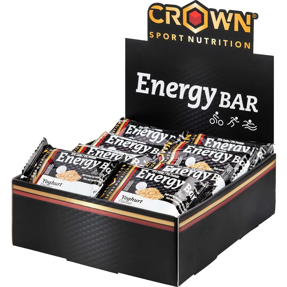 Crown Sport Nutrition Boks Med Yoghurt-energibarer 60g 12 Enheter, Black / white, One Size Crown Sport Nutrition Boks Med Yoghurt-energibarer 60g 12 Enheter, Black / white, One Size