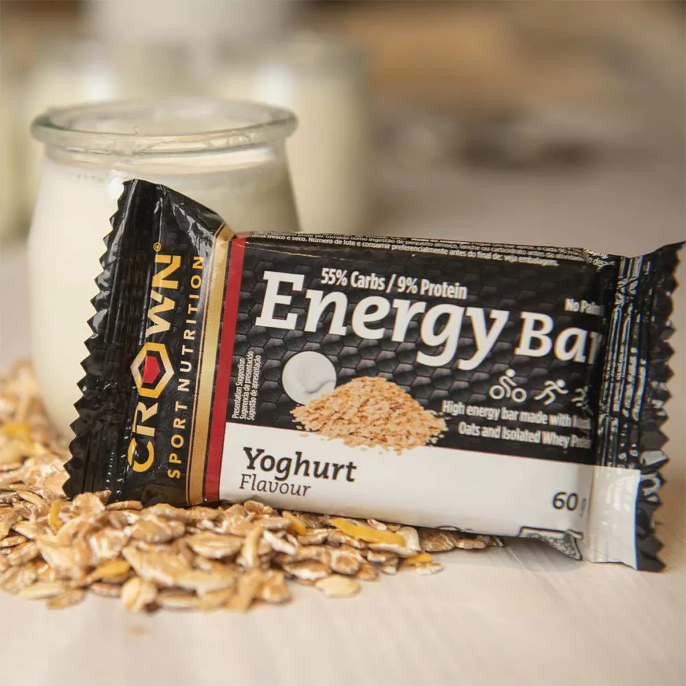 Crown Sport Nutrition Boks Med Yoghurt-energibarer 60g 12 Enheter, Black / white, One Size Crown Sport Nutrition Boks Med Yoghurt-energibarer 60g 12 Enheter, Black / white, One Size