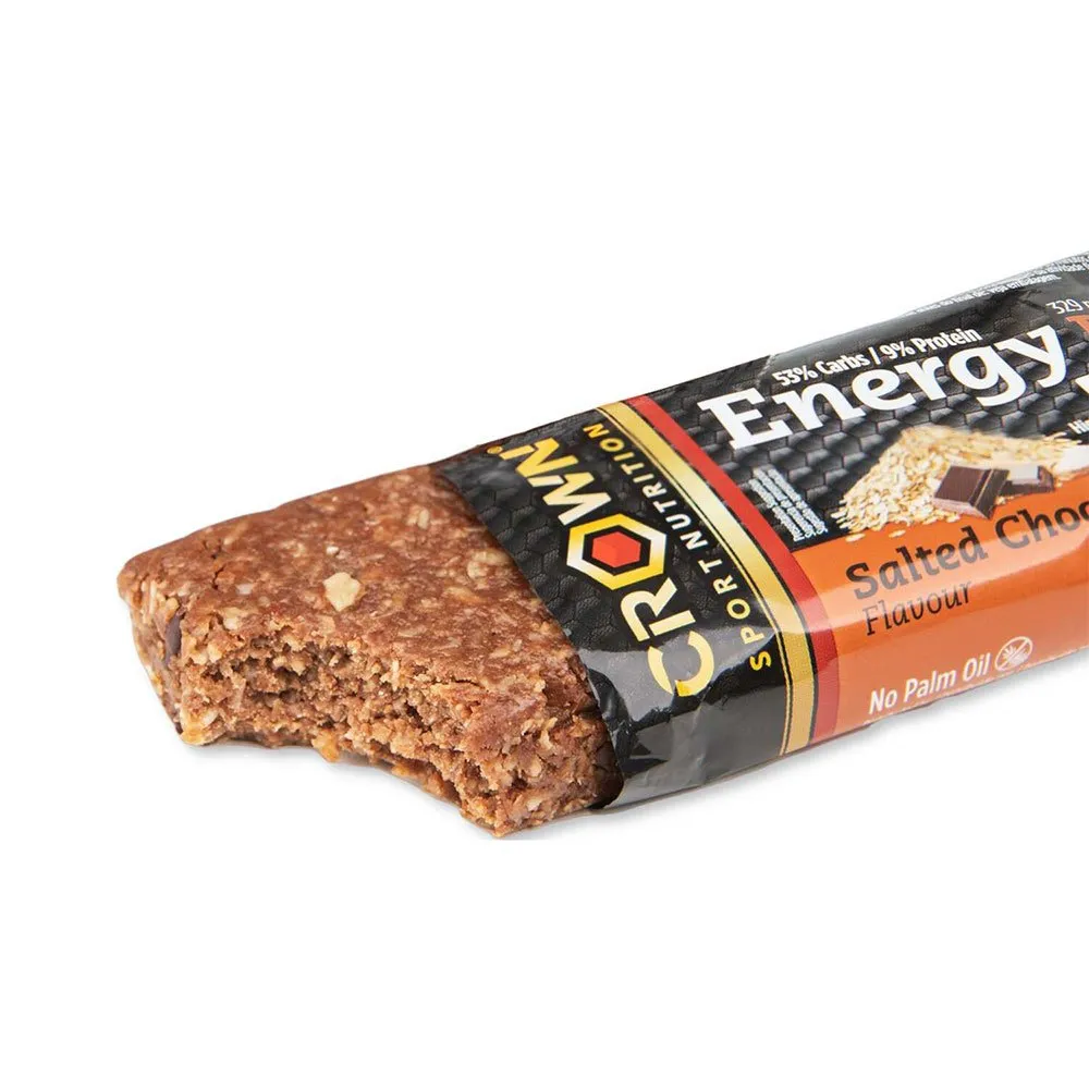 Crown Sport Nutrition Energibar Boks Sjokolade Salt 60g 12 Enheter, Black / orange, One Size Crown Sport Nutrition Energibar Boks Sjokolade Salt 60g 12 Enheter, Black / orange, One Size