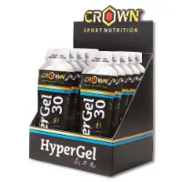 Crown Sport Nutrition Hyper 30 Hydro Neutral Boks Med Energigeler 75g 10 Enheter Crown Sport Nutrition Hyper 30 Hydro Neutral Boks Med Energigeler 75g 10 Enheter