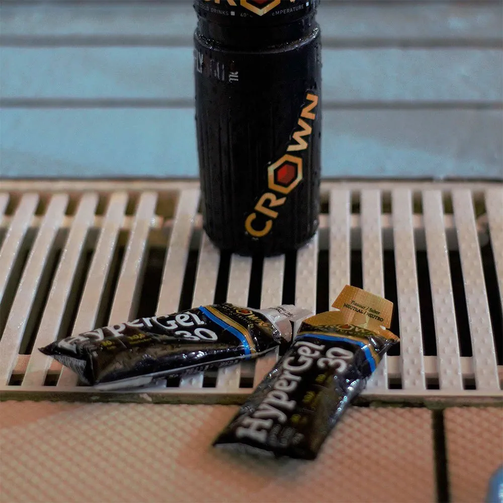 Crown Sport Nutrition Hyper 30 Hydro Neutral Boks Med Energigeler 75g 10 Enheter