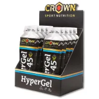 Crown Sport Nutrition Hyper 45 Neutral Boks Med Energigeler 75g 10 Enheter Crown Sport Nutrition Hyper 45 Neutral Boks Med Energigeler 75g 10 Enheter