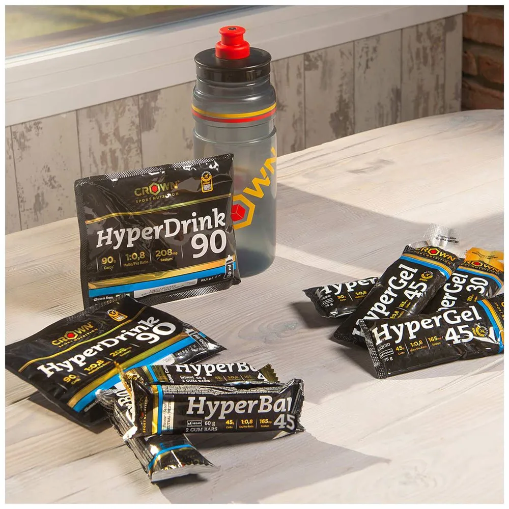 Crown Sport Nutrition Hyper Eenergy Tester Flaskesett 750ml, Black, One Size Crown Sport Nutrition Hyper Eenergy Tester Flaskesett 750ml, Black, One Size