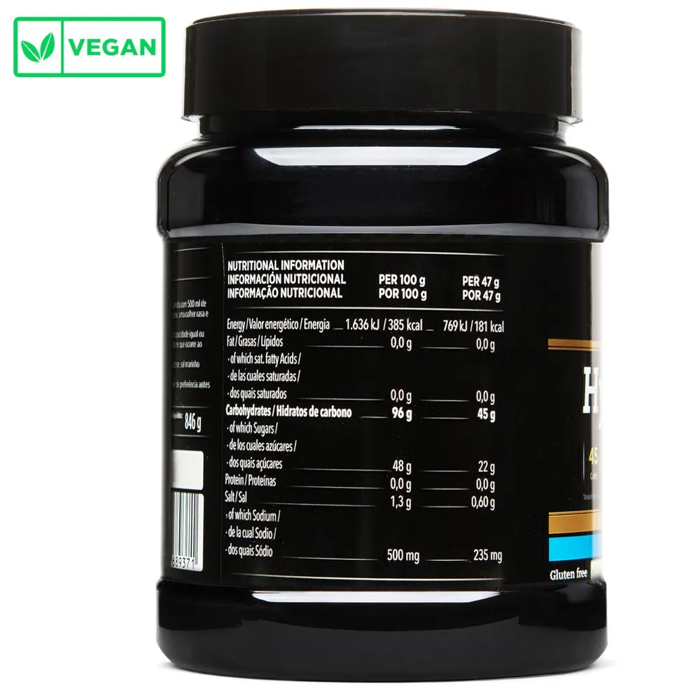 Crown Sport Nutrition Hyperdrink 45 Energidrikkpulver Nøytral Smak 846g, Black, One Size
