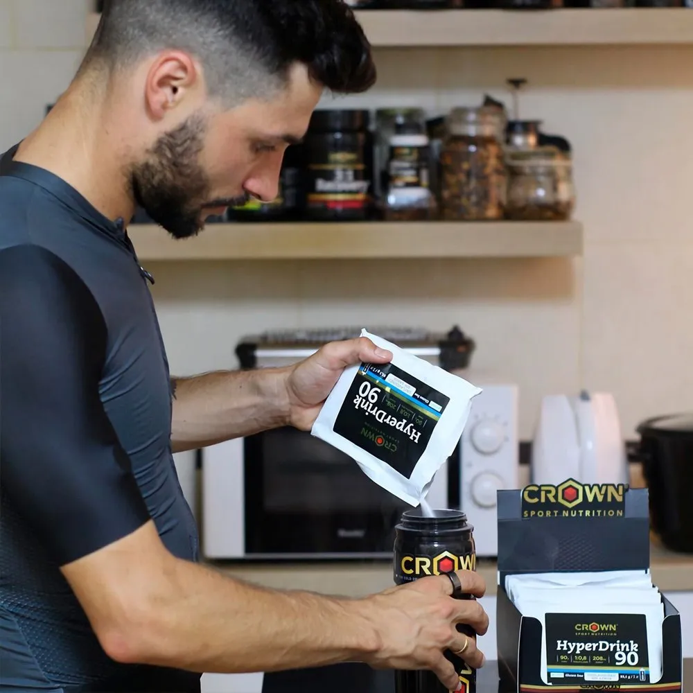 Crown Sport Nutrition Hyperdrink 90 Energidrikkpulver Nøytral Smak 1.49kg, Black, One Size Crown Sport Nutrition Hyperdrink 90 Energidrikkpulver Nøytral Smak 1.49kg, Black, One Size