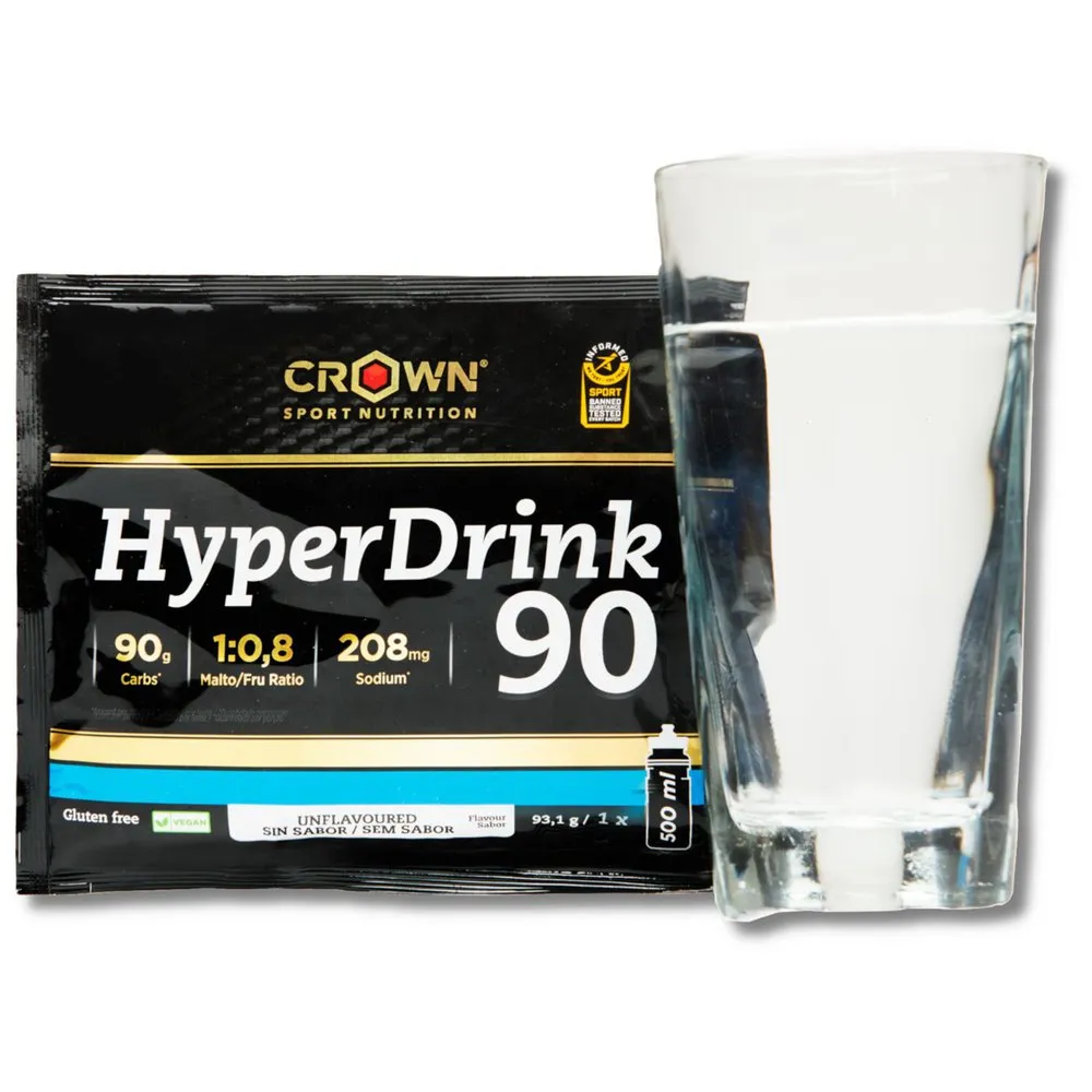 Crown Sport Nutrition Hyperdrink Neutral Eskedoseboks 93.1g 8 Enheter, Black, One Size