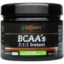 Crown Sport Nutrition Instant Bcaa-pulver Grønt Eple 210g, Black, One Size