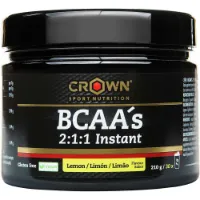 Crown Sport Nutrition Instant Bcaa-pulver Sitron 210g Crown Sport Nutrition Instant Bcaa-pulver Sitron 210g