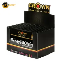 Crown Sport Nutrition Plus Myseprotein Jordbær 26.5g 10 Enheter Crown Sport Nutrition Plus Myseprotein Jordbær 26.5g 10 Enheter