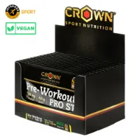 Crown Sport Nutrition Pre Workout Pro St Energidrikk Enkeltdoseboks Sitrus 15g 12 Enheter Crown Sport Nutrition Pre Workout Pro St Energidrikk Enkeltdoseboks Sitrus 15g 12 Enheter