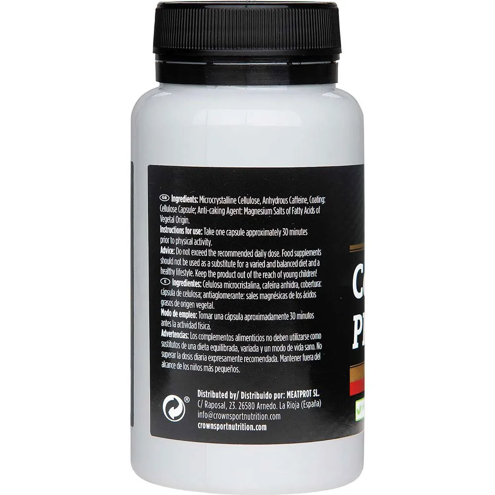 Crown Sport Nutrition Pro Kapsler Koffein 120 Enheter, Black, One Size Crown Sport Nutrition Pro Kapsler Koffein 120 Enheter, Black, One Size