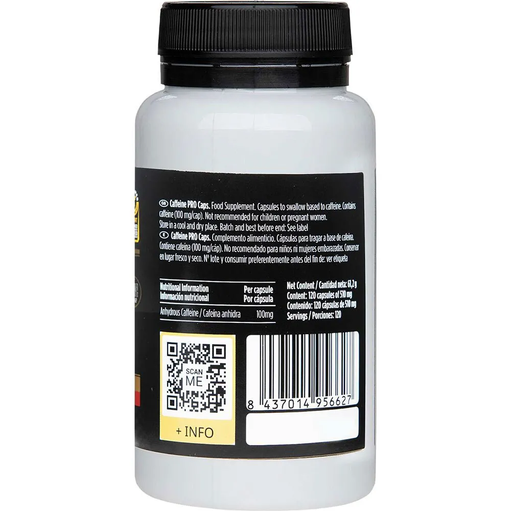 Crown Sport Nutrition Pro Kapsler Koffein 120 Enheter, Black, One Size Crown Sport Nutrition Pro Kapsler Koffein 120 Enheter, Black, One Size