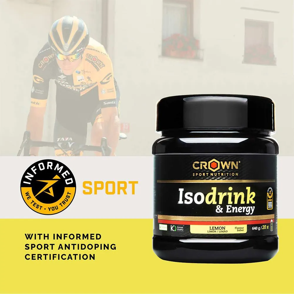 Crown Sport Nutrition Pulver Til Isotonisk Drikke Sitron 640g, Black, One Size Crown Sport Nutrition Pulver Til Isotonisk Drikke Sitron 640g, Black, One Size