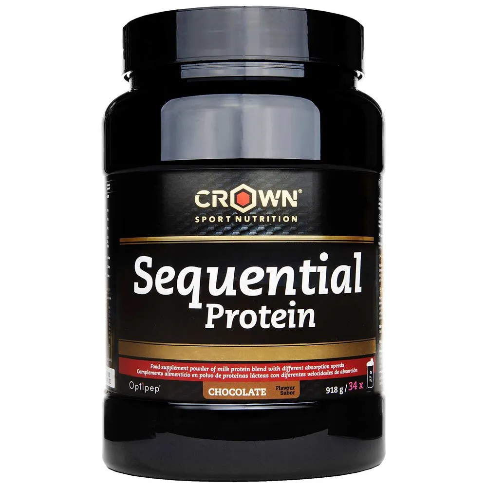 Crown Sport Nutrition Sequential Proteinpulver Til Drikke Sjokolade 918g, Black, One Size