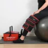 Cryopush 360° Knebeskytter For Kryoterapi, Black / red, One Size