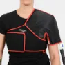 Cryopush Skulderpute For Kryoterapi, Black / red, One Size