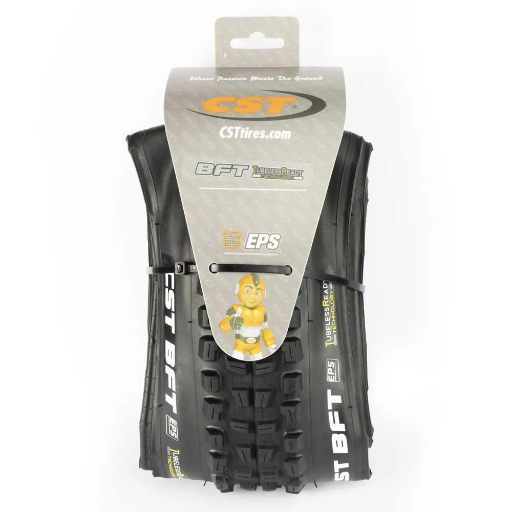CST Bft Dual Compound 60 Tpi Tubeless 27.5´´ X 2.25 Mtb-dekk, Black, 27.5" x 2.25, Sykkeldekk CST Bft Dual Compound 60 Tpi Tubeless 27.5´´ X 2.25 Mtb-dekk, Black, 27.5" x 2.25, Sykkeldekk