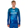 Cube Actionteam Langarmet Enduro-sykkeltrøye, Blue / green, 3XL