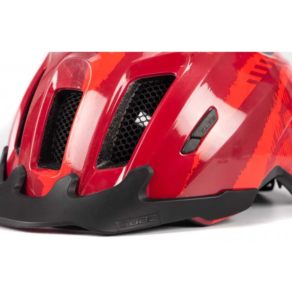 Cube Ant Mtb-hjelm, Red splash Cube Ant Mtb-hjelm, Red splash