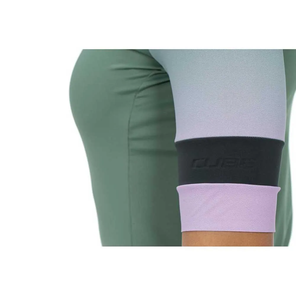 Cube Blackline Fade Kort Ermet Trøye, Green / violet, XL