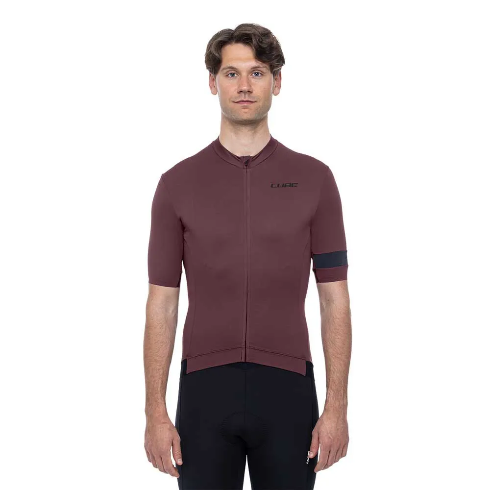 Cube Blackline Kort Ermet Trøye Refurbished, Dark red