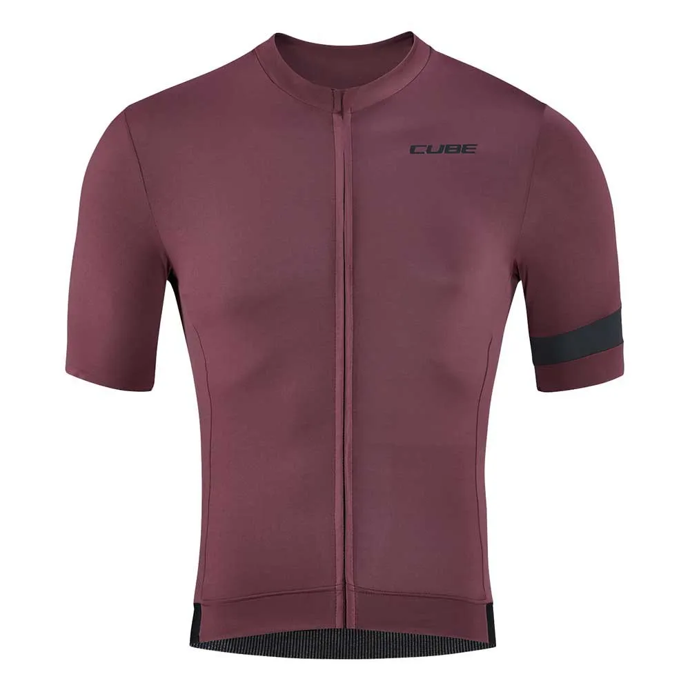 Cube Blackline Kort Ermet Trøye Refurbished, Dark red