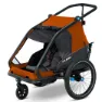 Cube Cmpt X Actionteam Double Sykkelvogn, Grey / orange, One Size