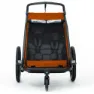 Cube Cmpt X Actionteam Double Sykkelvogn, Grey / orange, One Size