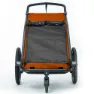 Cube Cmpt X Actionteam Double Sykkelvogn, Grey / orange, One Size