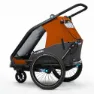 Cube Cmpt X Actionteam Double Sykkelvogn, Grey / orange, One Size